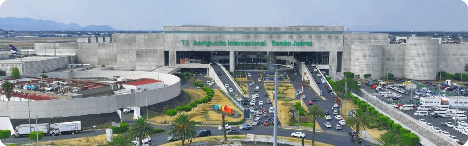 Renta de carro el Aeropuerto Internacional Benito Juarez de México DF (CDMX) (AICM) de Ciudad de México